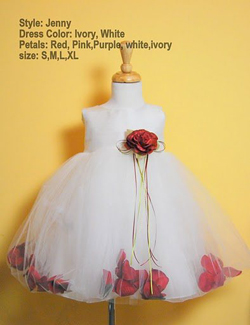 Jenny Petal Flower Girl Dress