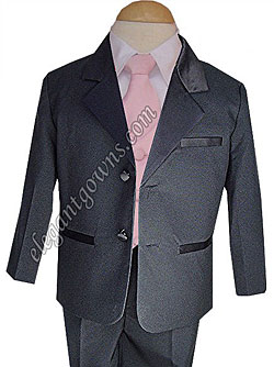 Clearance Pink Vest & Tie Ring Bearer Suit