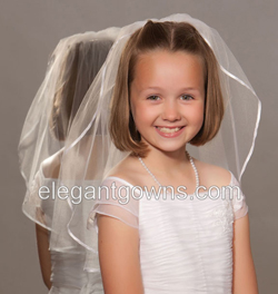 Flower Girl/Communion Veil M-201-1R