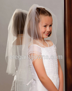 Flower Girl/Communion Veil M-251-C