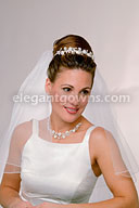 Bridal Headpiece with Wedding Veil 2727