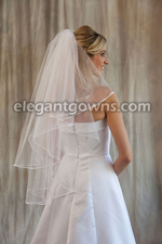 Clearance Ivory Waist Length Wedding Veil 2012-20_C