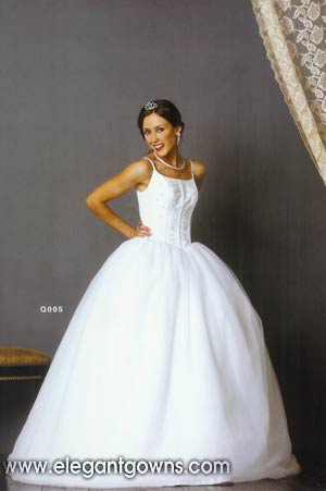 wedding dress - style DQ005