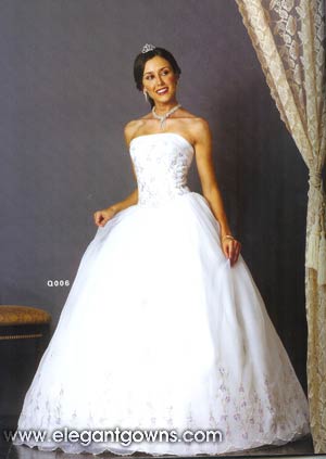 wedding dress - style DQ006