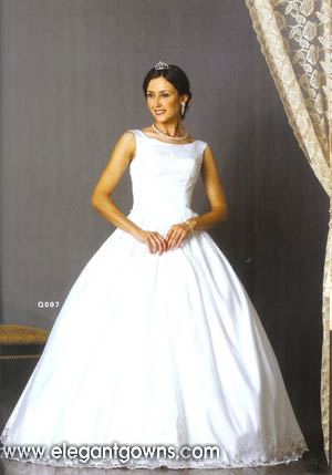 wedding dress - style DQ007