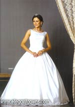 wedding dress - style DQ007