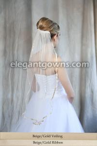 Beige Bridal Tulle