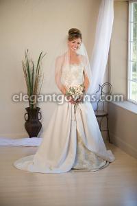 Beige Bridal Tulle