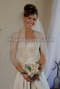 Beige Bridal Tulle