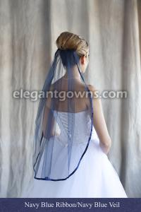 Navy Blue Bridal Tulle
