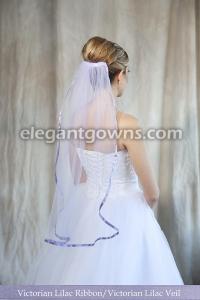 Victorian Lilac Bridal  Tulle