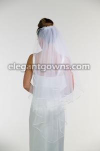 Angel Cut Wedding Veil