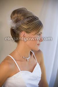 Cage Cut Wedding Veil