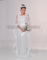 1 Tier Floor Length Veil