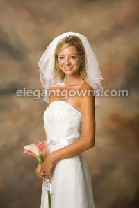 2 Tier Shoulder Length Veil