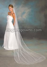 1 Tier Cathedral #1 Length Wedding Veil