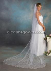 1 Tier Cathedral #1 Length Wedding Veil