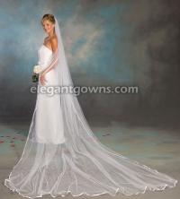 1 Tier Cathedral #2 Length Wedding Veil