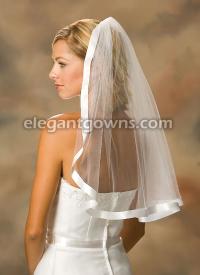 1 Tier Elbow Length Veil