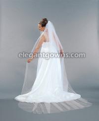 2 Tier Cathedral #1 wedding veil