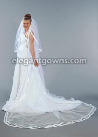 2 Tier Cathedral #2 wedding veil