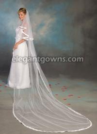 2 Tier Cathedral #2 wedding veil