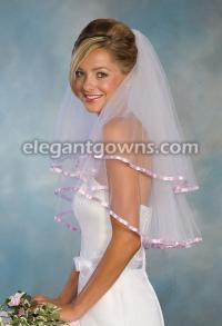 2 Tier Elbow Length Wedding Veil