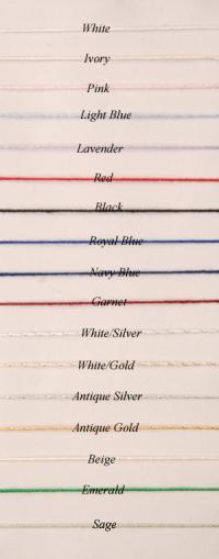 Colored Corded Pencil Edge Chart