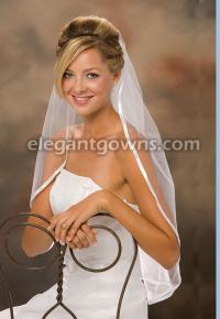 54" Wide wedding veil