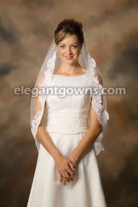 72" Wide wedding veil